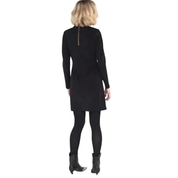 CAbi #4589 Women Long Sleeves Stretch Knit Fit & Flare Harper Dress Size Medium - Picture 2 of 7